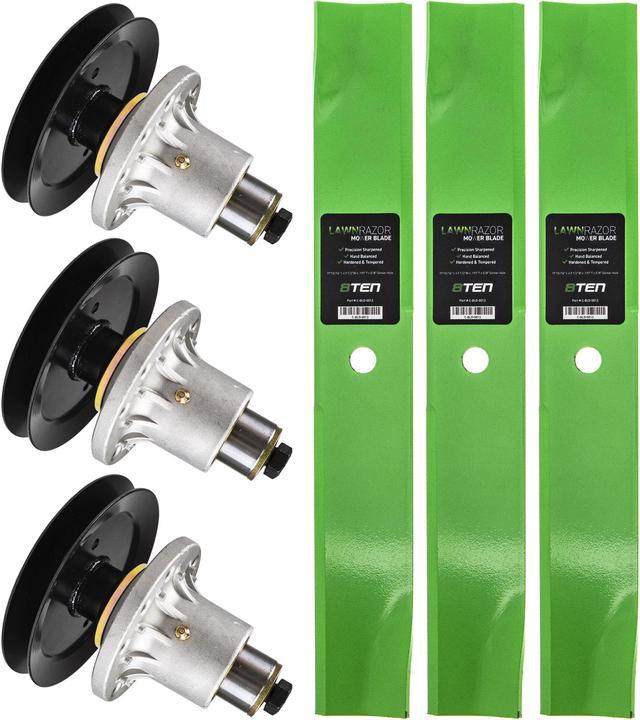 8TEN Spindle Medium Lift Blade Kit for Exmark 52 inch Deck Lazer Z