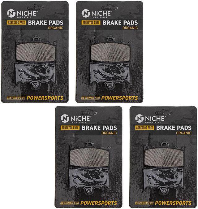 Amazon.com: NICHE Brake Pad Set for Kawasaki Ninja ZX6R ZZR600 Suzuki  SV1000S 43082-1142 Front Rear Organic : Automotive