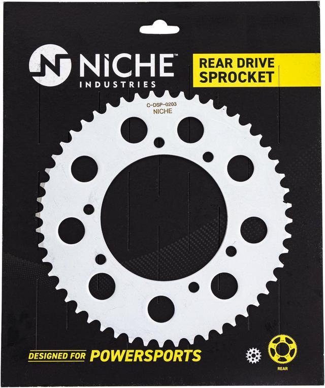 NICHE 420 Pitch 52 Tooth Rear Drive Sprocket for 1998-2010 Peugeot