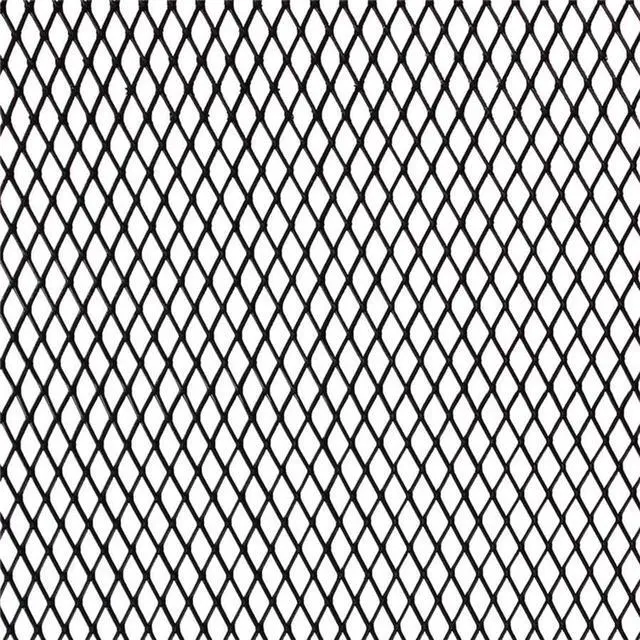 Alt view image 7 of 7 - Paiying 40" x 13" Black Aluminium Car Bumper Modified Grille Grill Rhombus Mesh US Stock