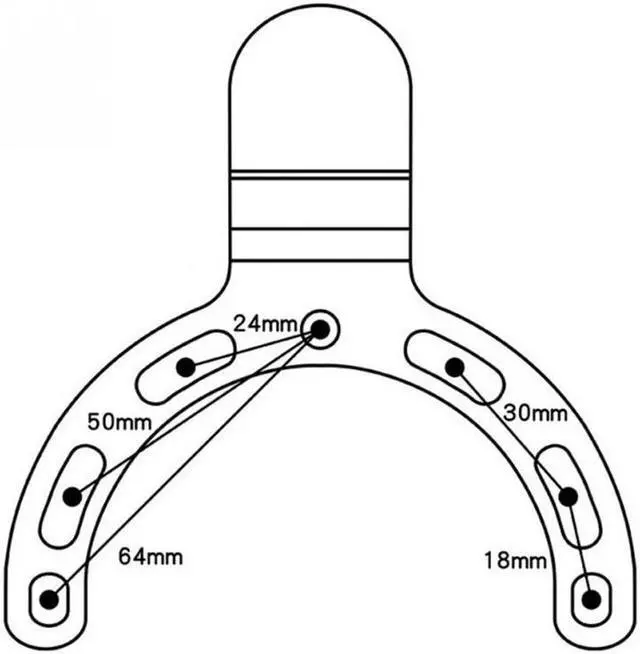 Alt view image 6 of 7 - Acaigel Motorcycle Gas Tank Phone Mount Bracket 1 inch Ball Adapter for Kawasaki Honda