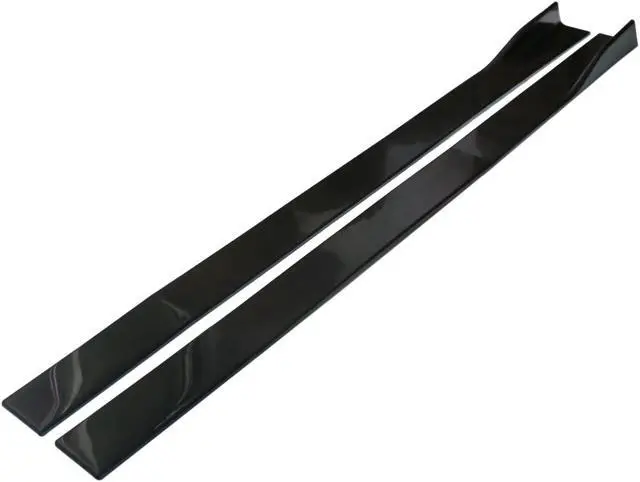 Alt view image 5 of 7 - Acaigel 78.7'' Car Side Skirt Body Extension Splitter Diffuser Panel Lip Glossy Black US