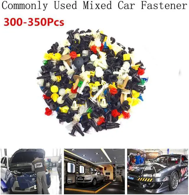 Alt view image 2 of 7 - Acaigel Car Fender Bumper Trim Door Panel Push Rivet Pin Clips 1000x USA Ship