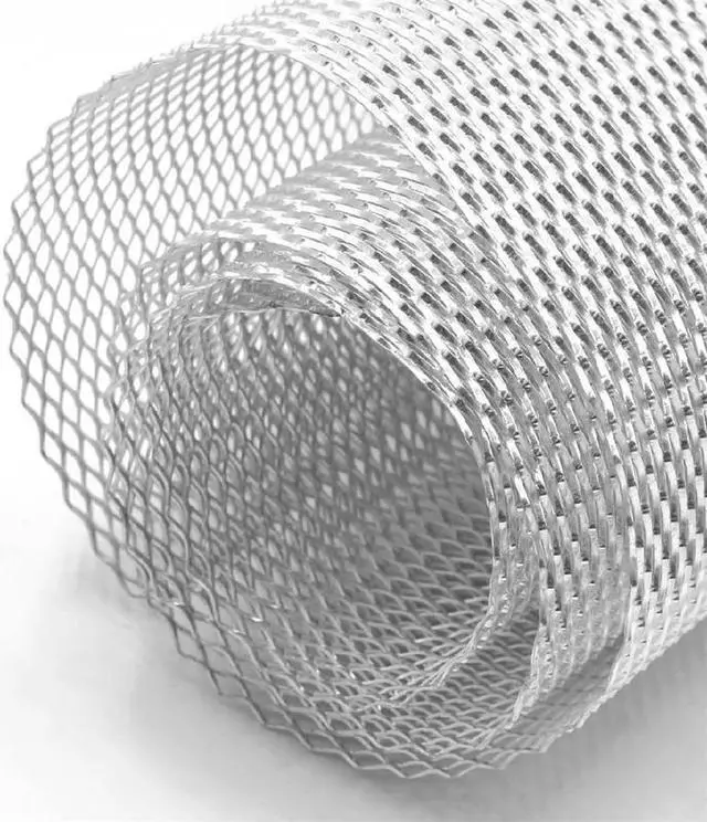 Alt view image 6 of 7 - Acaigel Silver Rhombus Aluminium Racing Grille Mesh Vent Car Tuning Grill 0.31"0.63" Mesh Ship?from?USA