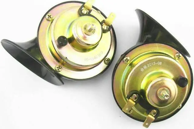 Alt view image 5 of 6 - Acaigel 2x  Snail Horn 110DB 12V For Motorcycle Dirt Pit Bike Scooter USA Ship