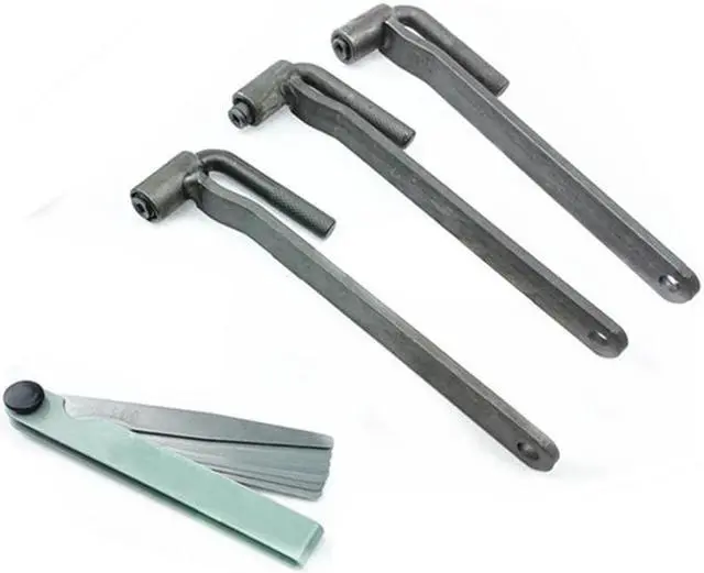 Alt view image 5 of 7 - Acaigel 3x Motorcycle Engine Valve Adjustment Tool Screw Wrench w/ 1x Feeler Gauge USA