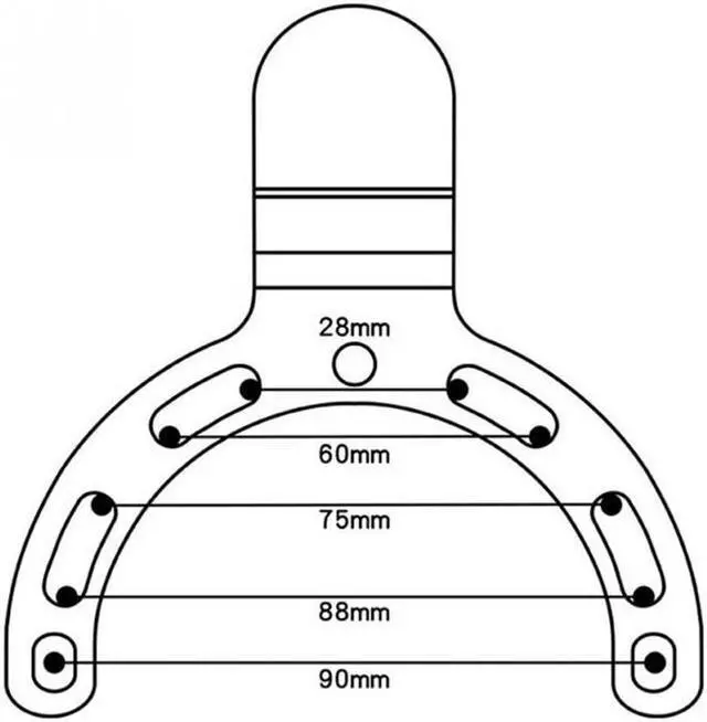Alt view image 5 of 7 - Acaigel Motorcycle Gas Tank Phone Mount Bracket 1 inch Ball Adapter for Kawasaki Honda
