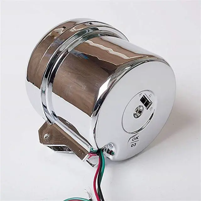 Alt view image 6 of 7 - Paiying Chrome 95mm Car Tachometer Gauge Tacho Meter 0-8000 RPM Shift Light 7 Backlit