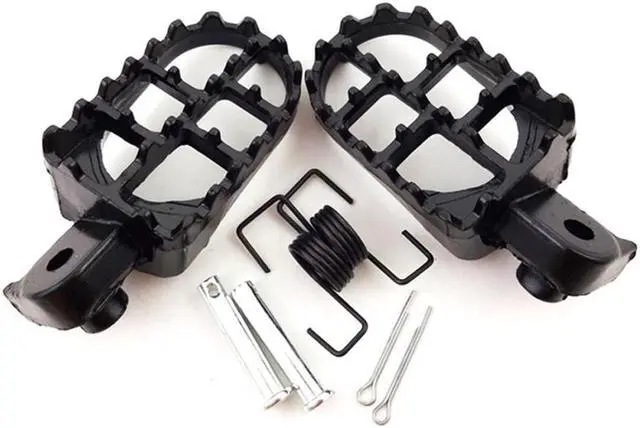 Main image of Paiying Black Pit Dirt Bike Foot Pegs Footrest Pedal For Suzuki DR Honda Yamaha Kawasaki