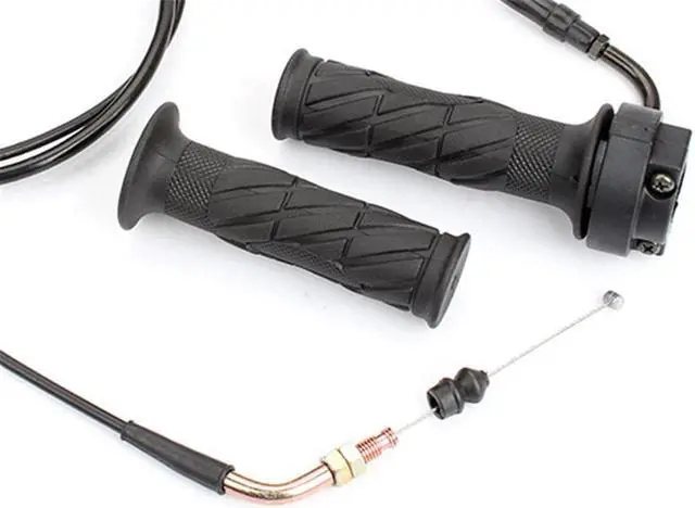 Alt view image 2 of 7 - Acaigel 2x Moped Scooter Bike Throttle Turn Handlebar Grip Cable for GY6 125cc-150cc ATV