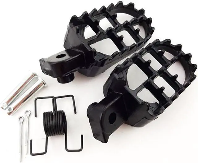 Alt view image 5 of 7 - Paiying Black Pit Dirt Bike Foot Pegs Footrest Pedal For Suzuki DR Honda Yamaha Kawasaki