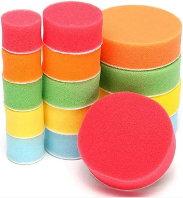 Alt view image 7 of 7 - FYUU 29Pcs 1" 2" 3" Inch Polishing Pad Kit Buffing Buffer Wool Sponge Pad + M14 Wheel