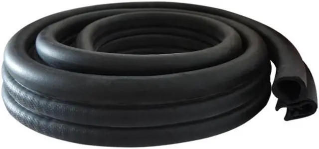 Alt view image 3 of 7 - Paiying 4M 157'' O-U Shaped Car Rubber Seal Door Trunk Lid Edge Protector Weatherstrip