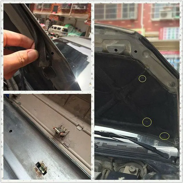 Alt view image 5 of 7 - Paiying 620x 3-Layer Car Door Liner Trim Dash Floor Bumper Fastener Fixing Clip 16 Sizes