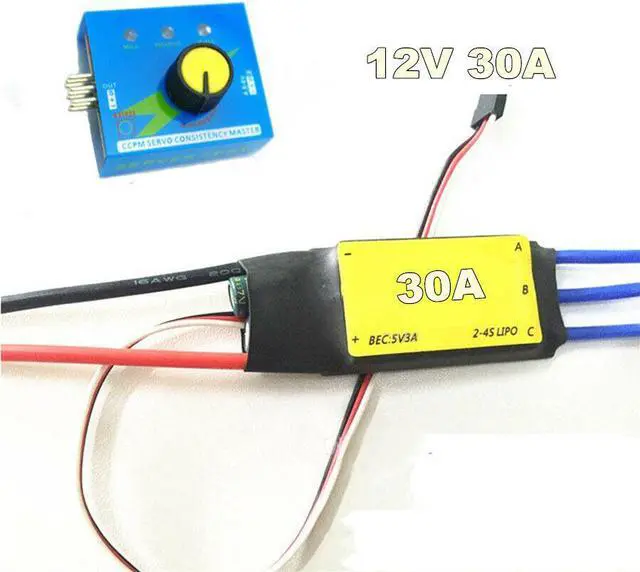 Alt view image 7 of 7 - Acaigel 12V 16.5A Car Turbine Turbo Charger Air Intake Boost + 30A ESC Controller USA