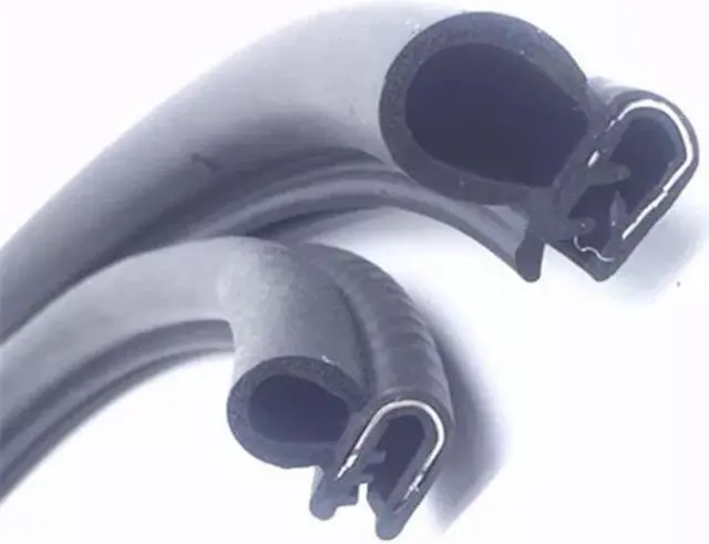 Main image of Paiying 13.1 Feet Rubber Car Door Seal Weatherstrip Body Mounted Front Left+Right Kit US