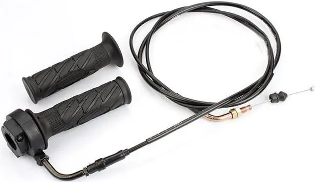 Alt view image 5 of 7 - Acaigel 2x Moped Scooter Bike Throttle Turn Handlebar Grip Cable for GY6 125cc-150cc ATV