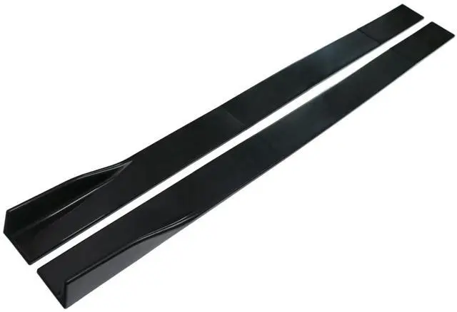 Alt view image 7 of 7 - Acaigel 78.7'' Car Side Skirt Body Extension Splitter Diffuser Panel Lip Glossy Black US
