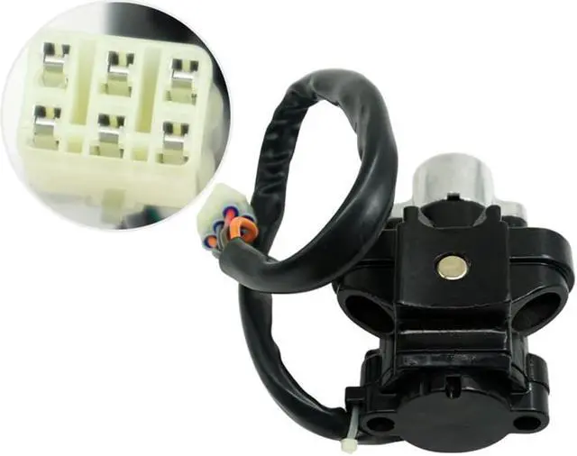 Alt view image 4 of 6 - Yingshan Motorcycle Modified Ignition Key Lock Switch Kit For Kawasaki Yamaha Universal