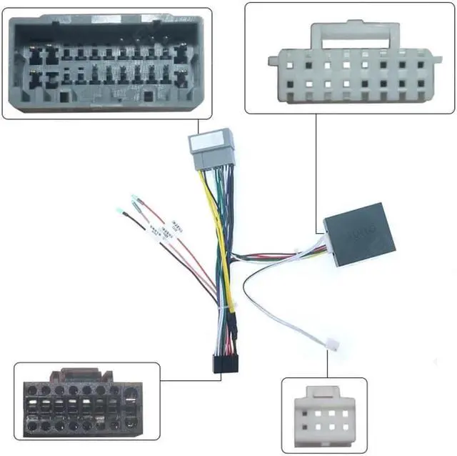 Alt view image 6 of 7 - Acaigel Car Audio 16 Pin Android Power Cable Adapter With Canbus Box For Jeep Compass 07-09 For Jeep Grand cherokee wk 2005-2010
