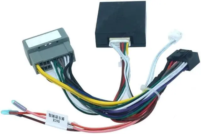 Alt view image 5 of 5 - Yingshan Car Audio 16PIN Android Power Cable Adapter With Canbus Box For Jeep Compass 07~09
