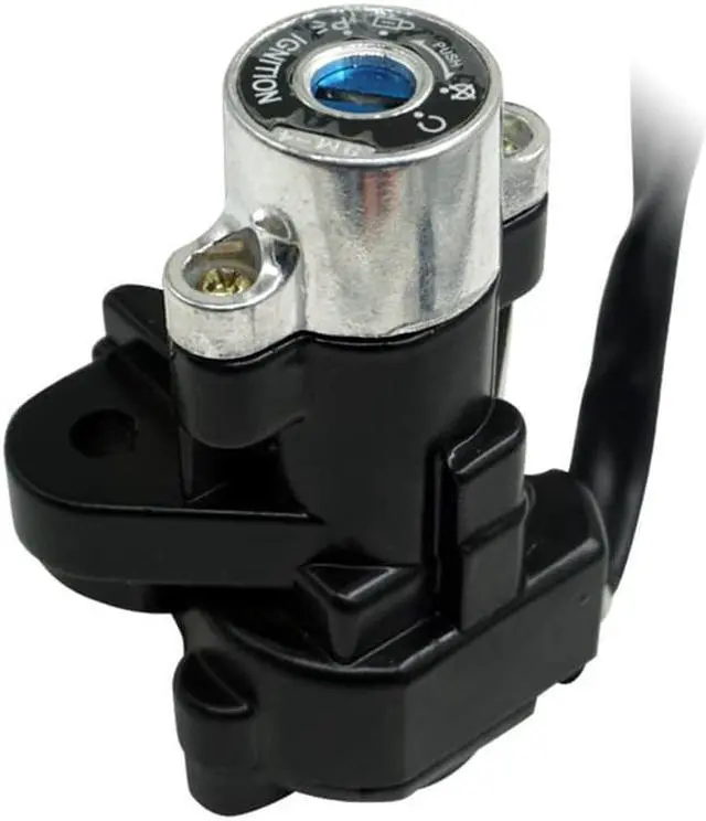 Alt view image 5 of 6 - Yingshan Motorcycle Modified Ignition Key Lock Switch Kit For Kawasaki Yamaha Universal