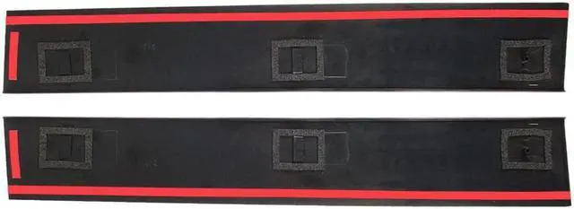 Alt view image 5 of 7 - Paiying Front Left Right B Pillar Post Moulding Cover Trim Black For Dodge Grand Caravan