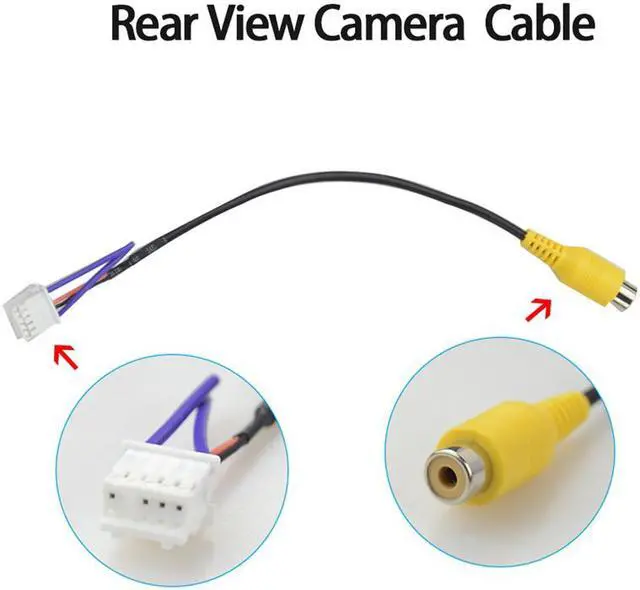 Alt view image 3 of 7 - Acaigel Car Stereo RCA Reversing Rear View Harness Compatible For AUTO Android Interface