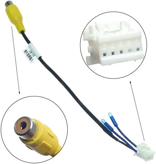 Alt view image 4 of 7 - Acaigel Car Stereo RCA Reversing Rear View Harness Compatible For AUTO Android Interface
