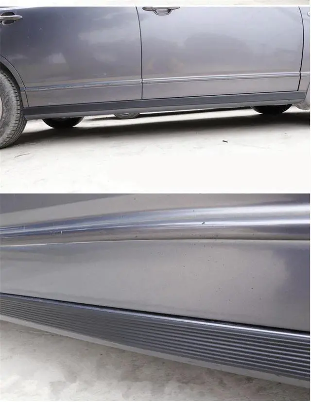 Alt view image 5 of 7 - Acaigel 2M Flexible Rubber Car Side Skirt Anti-Collision Scratch-Resistant Protective Strip Rocker Splitters Diffuser Winglet Wings Bumper Decorative Strip Scuff Plate Door Sill Strip