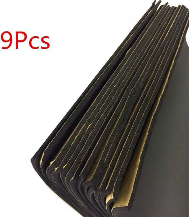 Alt view image 3 of 5 - Paiying 9 Sheet 6mm Thickness Car SUV Sound Proofing Deadening Insulation Cotton 30*50cm