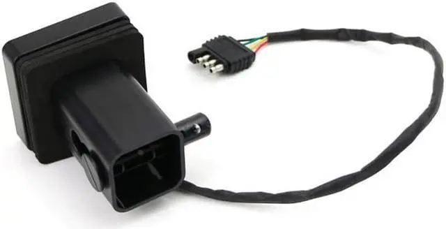 Alt view image 5 of 5 - Yingshan Universal 2" Car Trailer Truck Hitch Towing Receiver Cover 15 LED Brake Tail Light Tube Cover W Pin Brake Lamp