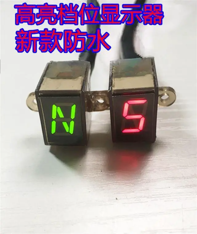 Alt view image 5 of 7 - FYUU 6 Speed N-6 Digital Gear Indicator Motorcycle Display Shift Lever LED