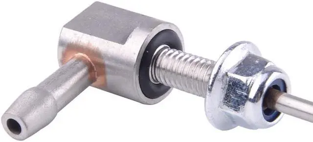 Alt view image 2 of 5 - Yassdwbn Silver Stainless Steel 470mm Car SUV Heater Fuel Gas Gasoline Tank Pick up Pipe