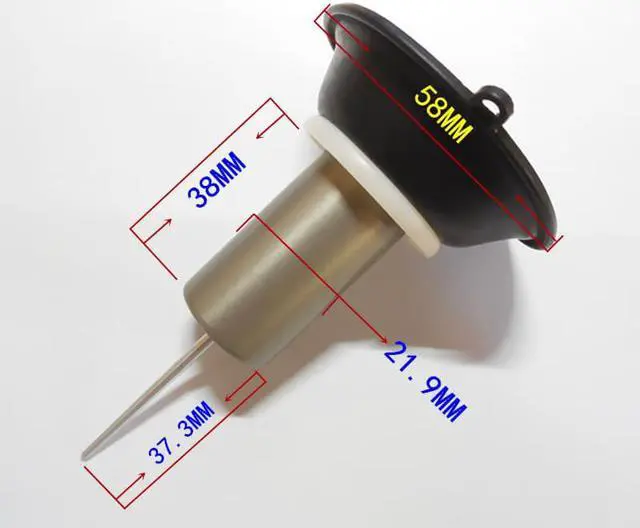 Alt view image 5 of 5 - Yassdwbn Carburetor Repair Rebuild For GY6 125CC ATV Gokart Moped Scooter 22MM plunger