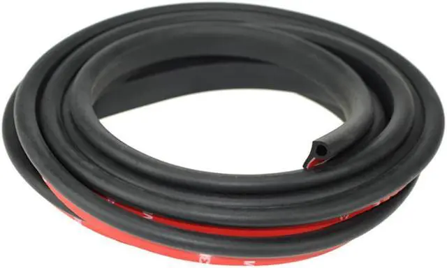 Alt view image 5 of 6 - 5M Black Rubber Car Door Edge Soundproofing Anti-Dust Waterproof Sealing Strips