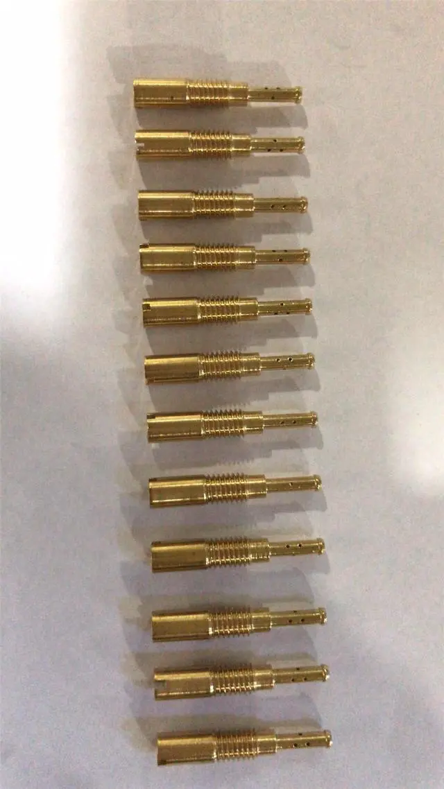 Alt view image 4 of 6 - Yingshan 12x Carburetor Slow Pilot Jet 30 31 33 35 36 3840 42 45 48 50 52 For Keihin PZ19