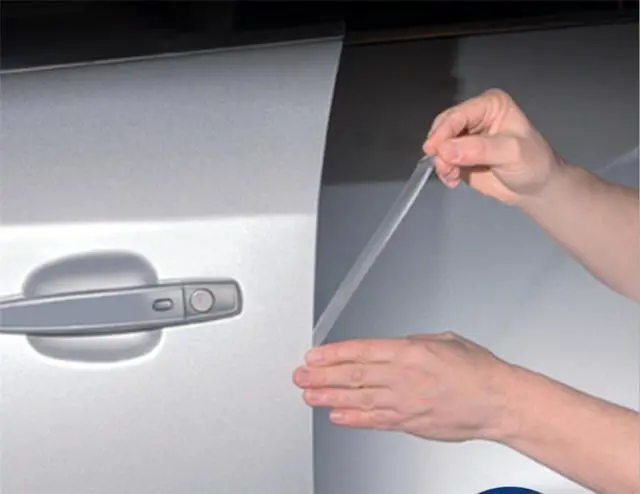 Alt view image 3 of 5 - Paiying 5M Door Edge Guard Anti Scratch Vinyl Films Invisible clear Anti Scratch Film