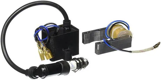 Alt view image 3 of 7 - Acaigel Ignition Coil Scooter Replacement Motor Motorcycle Scooter Racing Bicycle Spark Plug for Motorized 49cc 66cc 80cc Engine