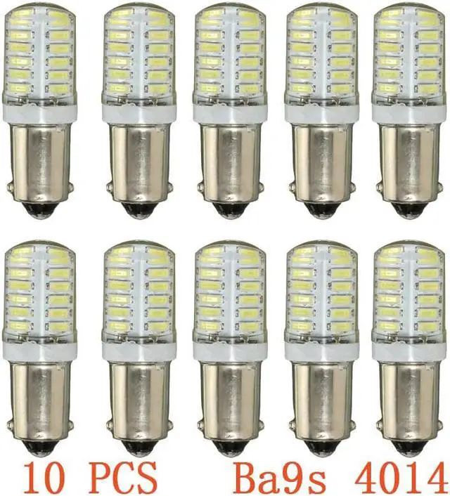 Alt view image 3 of 5 - Yingshan 10x BA9S 24SMD LED Light White Car Side Light Lamp Interior bulbs White DC 12V