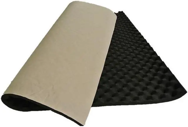 Alt view image 4 of 7 - FYUU 100cm x 50cm Car Sound Noise Insulation Mat Barrier Foam Deadener 20mm