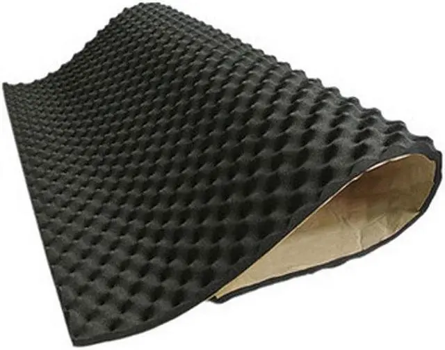 Alt view image 7 of 7 - FYUU 100cm x 50cm Car Sound Noise Insulation Mat Barrier Foam Deadener 20mm