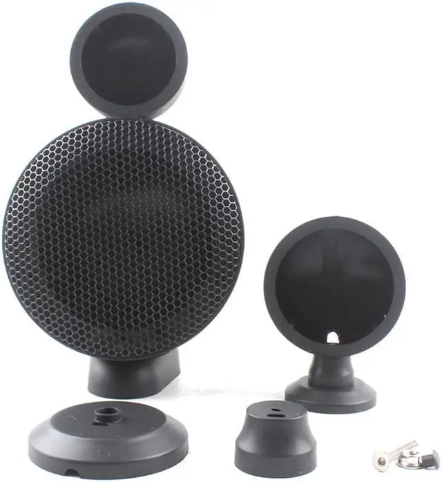 Alt view image 2 of 7 - Acaigel 4 Inch Three-way Car Audio Tweeter Speaker Holder Enclosure Kit A-pillar Mount Shell