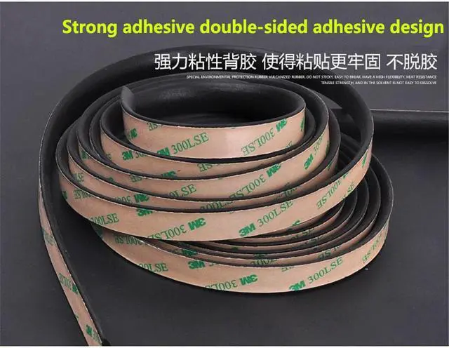 Alt view image 5 of 7 - 3m Car Sunroof Window Seal Strip Rubber Weather Stripping 40mm*3mm 1PC