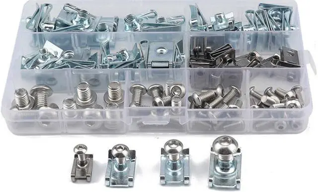 Alt view image 6 of 7 - Paiying 100x Mixed Auto Car Body Fender Panel Mounting U Clip Fastener Screw M4/5/6/8 US
