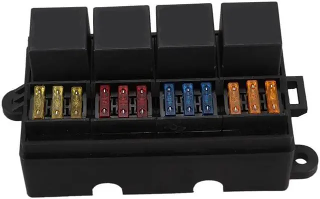 Main image of Paiying 12-way Blade Fuse Holder & 40A Relay Box for Car Truck Trailer Boat  US
