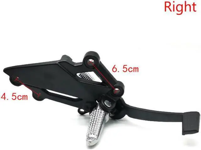 Alt view image 4 of 7 - Acaigel Pair Motorcycle Shift Lever Frontset Foot Peg Bracket Footrest Pedal Shifter Aluminum