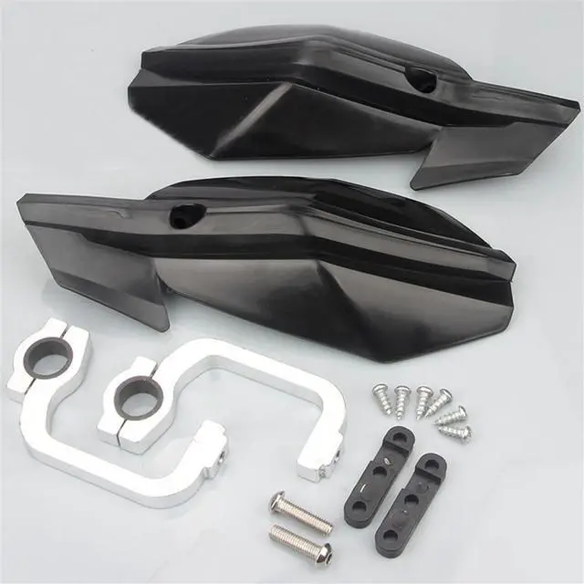 Alt view image 2 of 6 - Furulu Pair 7/8" 22mm Motorcycle Handguard Hand Guard Brush Bar Off Road Dirt Pit Bike