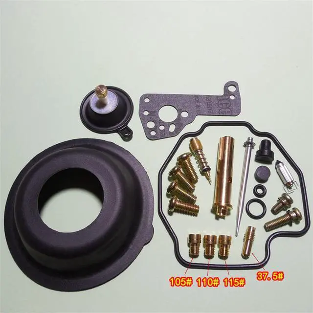 Alt view image 6 of 7 - Acaigel Motorcycle Carburetor Carb Repair Kit With Diaphragm For YM Virago XV400 2NT 3JB