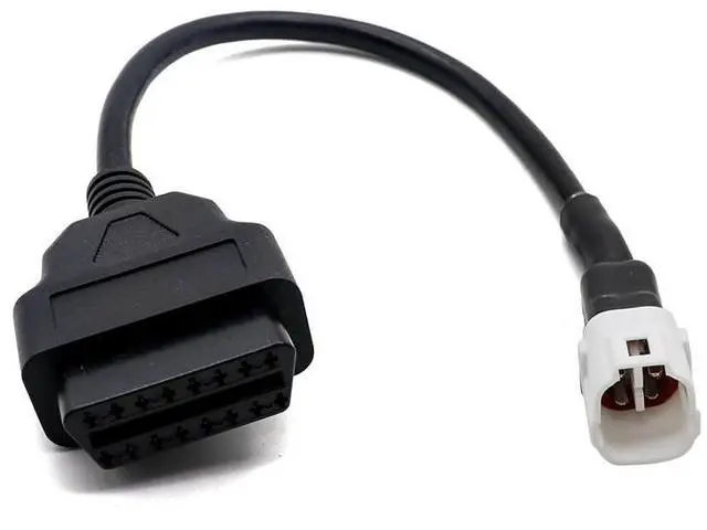 Main image of Yingshan Diagnostic 4 Pin to OBD2 OBDII Cable Harness Adapter for Yamaha